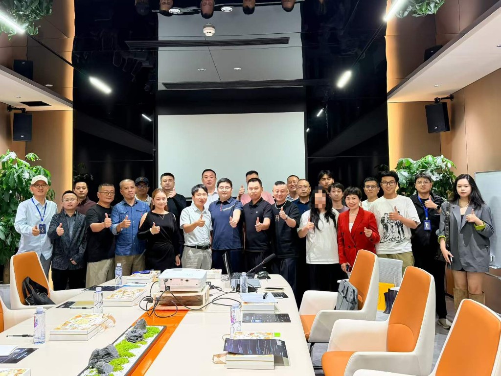 发布会合影